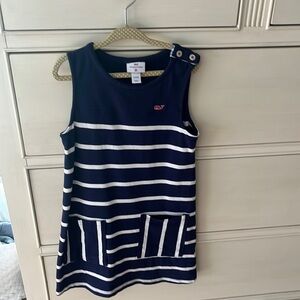 Vineyard Vines for target dress, navy blue and white strip, size XS (4/5)